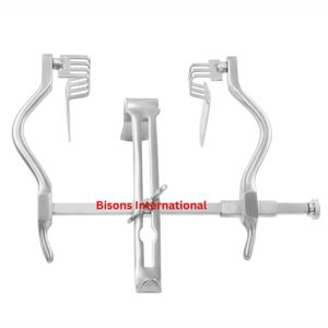 Retractor de vejiga Judd Masson de BISONS Wholesale con hoja central, instrumento quirúrgico de urología, acero inoxidable alemán, OEM - Product Image 1