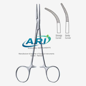 Pinzas Schmidt de 18 cm, Instrumento Quirúrgico Curvo de Acero Inoxidable Premium para Uso Médico de Precisión - Product Image 1