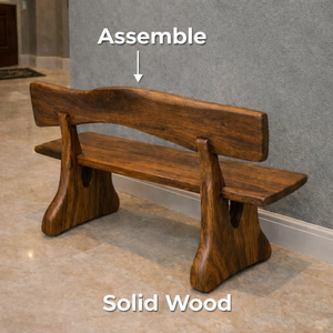 Banc d'extérieur Luxali C008 en noyer massif, fabriqué à la main, design moderne, écologique, durable, 3 places, prix usine. - Product Image 4
