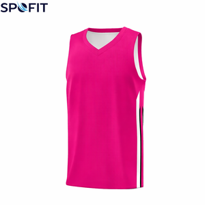 Custom Men's Summer Sleeveless Basketball Jersey Breathable Athletic Uniform Custom Design Team <b>Name</b> Number Logo Print - Product Image 1