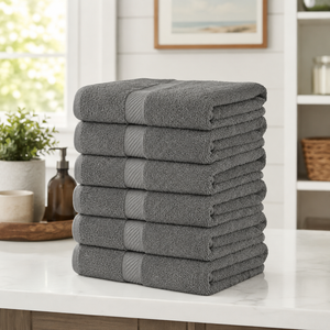 Serviette de bain tissée douce 100 % coton de qualité supérieure, séchage rapide, absorbante, jetable, rectangulaire, pour la plage, unie, avec logo personnalisé - Product Image 3