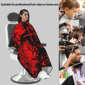 Capa de Peluquería Desechable, Resistente al Agua, con Diseño de Cruz Roja y Logotipo Personalizado, MOQ Bajo, Nylon/Poliéster, para la Industria del Puerto - Product Image 6