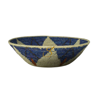 Panier en jacinthe d'eau tressé en profondeur, panier à fruits et légumes tissé à la main, rangement de comptoir style bohème, panier cadeau de mariage, pour étagère ou comptoir - Product Image 1