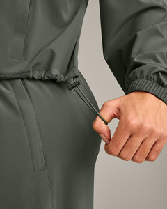 Conjunto de Chaqueta Cortavientos para Mujer, Sólido, con Puños Elásticos, Ventilación Trasera, Resistente al Sudor y al Agua, Talla Grande, Ecológico y Transpirable - Product Image 6