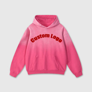Sudadera con capucha de forro polar para hombre, talla grande, estilo vintage, personalizada, de doble capa, con lavado ácido y efecto desgastado por el sol, teñido liso, para invierno, de fabricante Gold Manufacturer - Product Image 1