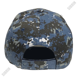 SIBRIN Custom Snapback <b>Camo</b> Baseball <b>Cap</b> Blue Digital Camouflage 6 Panel Curved Brim Skateboarding Outdoor Sports Hats P <b>Caps</b> - Product Image 3
