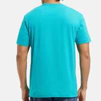 Produsen Grosir OEM Kaos Fleece Katun 100% Cetak Penuh Logo Kustom Berkualitas Tinggi Bernapas Cepat Kering Polos