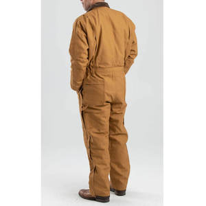 Combinaison de travail haute visibilité pour homme, en polyester noir durable, avec plusieurs poches, uniforme de chantier, vêtements industriels - Product Image 4