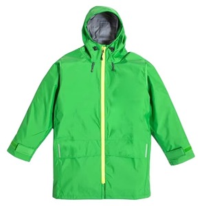 Chaqueta Impermeable para Hombre con Capucha, Ligera, Cortavientos, Reflectante, para Senderismo al Aire Libre, Transpirable y de Secado Rápido, Color Verde - Product Image 1