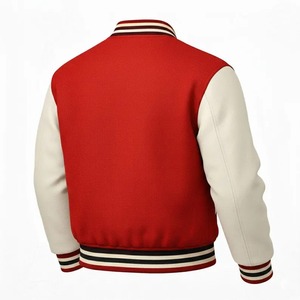 เสื้อแจ็คเก็ตเบสบอล YiXin ลายตัวอักษร สไตล์ลำลอง ทรงหลวม โอเวอร์ไซส์ สำหรับผู้ชาย รุ่นฮิตขายดี ปี 2023 ขายส่ง - Product Image 3