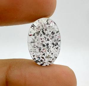 Cabujón de piedra preciosa Super Siete natural de 11.00 quilates, cabujón Super Siete de buena calidad para la fabricación de joyas, tamaño 20X13X5MM - Product Image 2