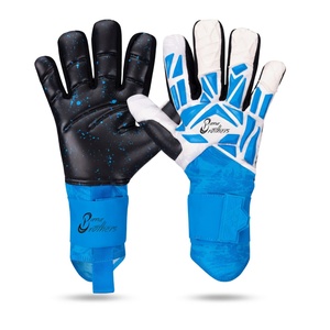 Gants de gardien de but avancés avec ajustement flexible en néoprène, paume en latex gaufré pour une meilleure adhérence et dos des mains en caoutchouc protecteur - Product Image 1