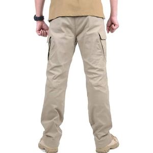 Outdoor Apparel Men's Casual Tactical Pants Water Repellent Mid Straight Fit <b>Cargo</b> Pants Lightweight Hiking <b>Work</b> - Product Image 3