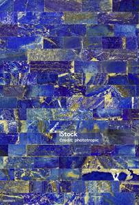 Piedra Semipreciosa de Lapislázuli Natural con Acabado Liso para Decoración de Pisos y Paredes Elegantes, Arte y Interiores Sofisticados - Product Image 3