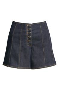 Shorts en jean pour femmes très tendance, coupe haute, fermeture boutonnée, style décontracté - Product Image 5