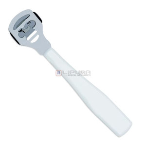 Achetez un coupe-cornes en acier inoxydable avec logo personnalisé, un outil de précision pour éliminer les callosités, pour un soin des ongles sans effort - Product Image 1