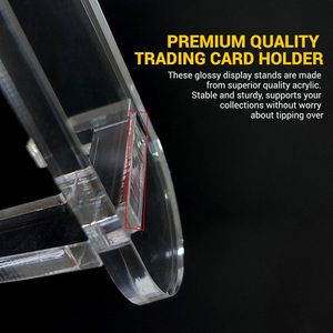 Clear Acrylic Trading Card Display Stand Sports Card Holder for Anime & Game Collection - Product Image 6