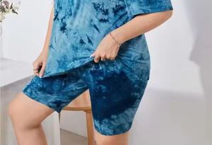 Top Seller Women <b>Twin</b> <b>Sets</b> for Summer Wear 100% Cotton Made Women 2 Piece <b>Set</b> T-Shirt and Shorts <b>Set</b> With OEM Services - Product Image 5