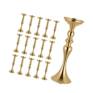 Set di 16 Grandi Vasi per Fiori da Matrimonio, Alti 15 Pollici, Facile Installazione, Centrotavola in Cristallo Versatili per Banchetti, Elettroplaccati - Product Image 1