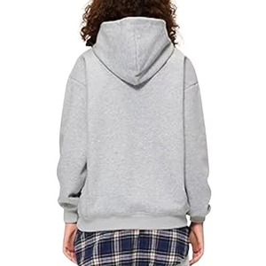 Sudadera con Capucha Casual para Hombre, Otoño, Ecológica, de Forro Polar, 100% Algodón, Estampado Digital, Bordado de Perro de Dibujos Animados, Holgada - Product Image 4