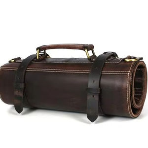 Sacs à couteaux en cuir synthétique portables à roulettes, sac à couteaux de cuisine, étui pour couteau de chef, sac à dos pour couteau de chef LKR-0339 - Product Image 1