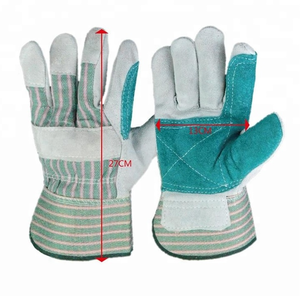 Guantes de Trabajo con Doble Palma/Guantes de Soldadura Ferozy al por Mayor/Guantes de Cuero de Vacuno Aprobados por EN388 - Product Image 3