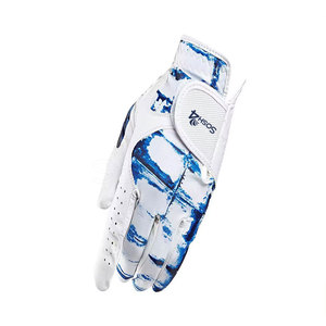 Gants de golf en cuir véritable respirant de haute qualité, personnalisables avec votre propre logo, grandes tailles, marque privée - Product Image 3