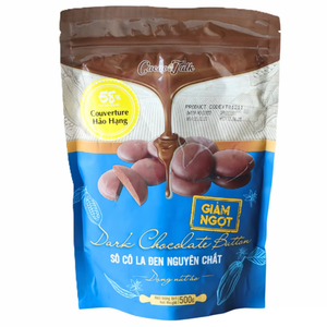 Envío Rápido de Pedidos, Proveedor Mayorista de Exportación, OEM/ODM, Chocolate Puro HALAL, Botones de Chocolate Negro Real 58% Cacao para Repostería y Galletas - Product Image 1