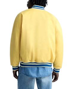 Blouson aviateur universitaire avec logo personnalisé de haute qualité pour hommes, uniforme d'hiver 2025, vente en gros - Product Image 2