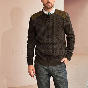 Pull en laine 100% respirant de qualité supérieure avec logo frontal, collection hiver pour hommes, best-seller - Product Image 2