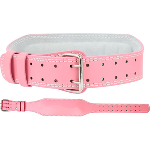 Ceinture de musculation en cuir de vachette personnalisée de haute qualité, robuste, confortable, souple, légère, respirante, réglable, avec soutien dorsal - Product Image 1