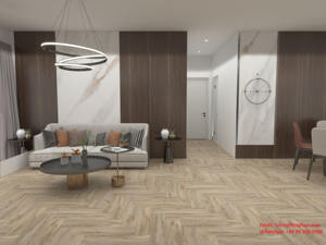 Lujo SPC Rapid Fit Suelo de núcleo rígido 4mm 5mm 6mm Durable Impermeable Resistente a los arañazos para el hogar Oficina y Hospital - Product Image 3