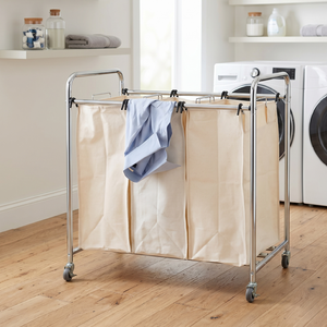 Juego de 3 Organizadores de Ropa Plegables Multifuncionales de Acero, Plástico y Tela, Diseño Moderno, para el Hogar, OEM - Product Image 1