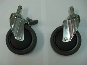 Nuevas Ruedas y Rodillos ESD de 6 Pulgadas - Material TPR con Aro de Acero, Seguros para Restaurantes, Hoteles y Comercios - Product Image 3