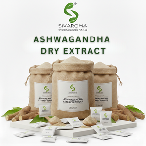 Poudre d'extrait d'ashwagandha sauvage de source végétale naturelle pour les industries alimentaire, des boissons et cosmétiques - Product Image 1