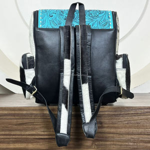 Sac à couches pour maman en cuir de vachette usiné à la main de grande capacité, sac à dos de voyage pour bébé pour maman, fabricant d'usine en gros - Product Image 6