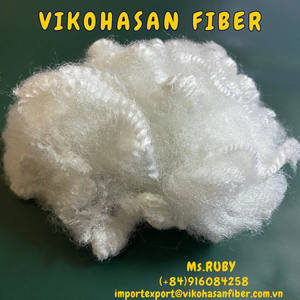 VIKOHASAN Fibra 15D HS Holow Siliconizada Blanca Reciclada Fiberfix para relleno de juguetes, almohadas, edredones, mantas, cojines, sofás y muebles - Product Image 3