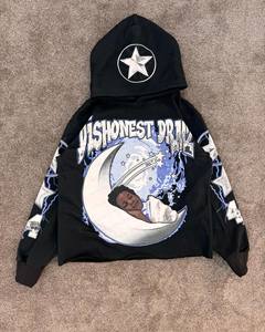 Face Pullover Hoodie Men Streetwear Regular Fit Custom Fleece Jacket 100% Cotton Waterproof 450g Winter - Product Image 4