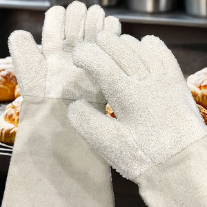100% coton ThermoGuard Terry gant résistant aux hautes températures 150-350 degrés manchette en toile pour la Protection des bras boulangeries fonderies - Product Image 2