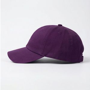 Gorras de Béisbol Color Morado Oscuro, Ajuste Flexible, Absorbentes de Sudor, Unisex, Gorra Chic de Algodón A1 Fashion - Product Image 3