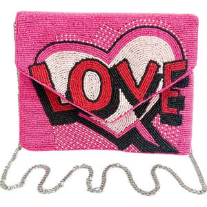 Bolso de mano bordado con cuentas de semillas hecho a mano, personalizable, a la moda - Product Image 1