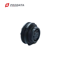 Adaptateur étanche IP67 avec faisceau de câbles, isolation PTFE/PBT/PVC et gaine en silicone pour équipements médicaux LCD d'extérieur