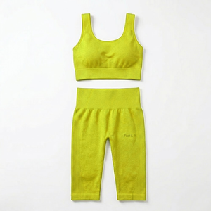 Nouvelle conception, ensemble soutien-gorge et short en coton 100% uni, grande taille, couleur unique, motif uni, longueur au-dessus du genou, MOQ 2 pièces - Product Image 1
