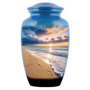 Urna de Aluminio Árbol de la Vida para Cenizas Humanas, Tamaño Adulto - Urna de Cremación de Metal Negro - Florero Conmemorativo Decorado para Funeral - Product Image 5