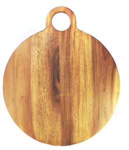 Planche à découper en bois robuste pour la cuisine, pour couper les légumes, la viande, le pain, en bois naturel épais, planche de préparation - Product Image 3