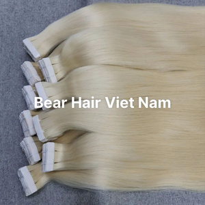 Extensiones de Cabello Humano Remy 100% al por Mayor, Ultrafinas, con Cinta Adhesiva Regular, Estilo Liso - Product Image 1