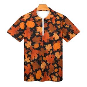 Camisas de Golf Personalizadas para Hombre, de Poliéster/Algodón, Tela de Lona Transpirable, Ecológicas, de Manga Corta, de Alta Calidad, Casuales - Product Image 2