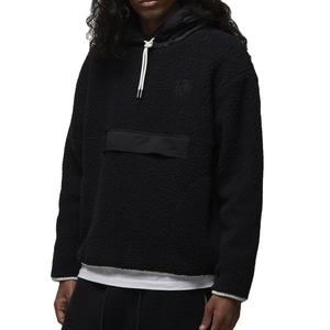 Nouveau pull tendance personnalisé en polaire 1/4 zip, pull à fermeture éclair quart de tour, pull moelleux et épais avec poches - Product Image 1
