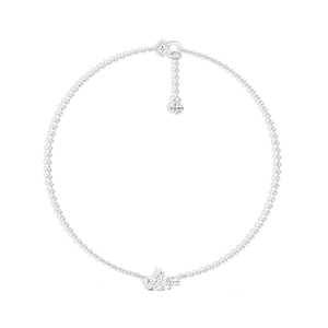 Elegant Cluster Pendant <b>Necklaces</b> 14K 18K <b>Solid</b> Gold Lab Grown Diamond Pear Round Cut Jewelry Prong Set Cable Chains Wholesale - Product Image 4