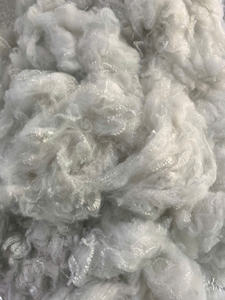 Material de Relleno de Fibra Cortada de Poliéster Reciclado de Vietnam, Alta Calidad, 100% PET Reciclado, Color Blanco Natural - Product Image 3